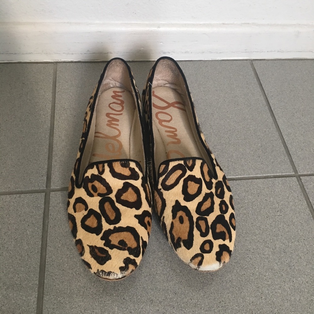 Sam Edelman leopard loafers